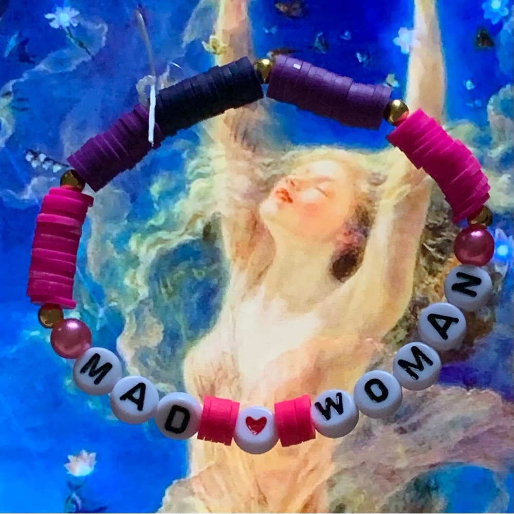mad woman ~ taylor swift handmade bracelet